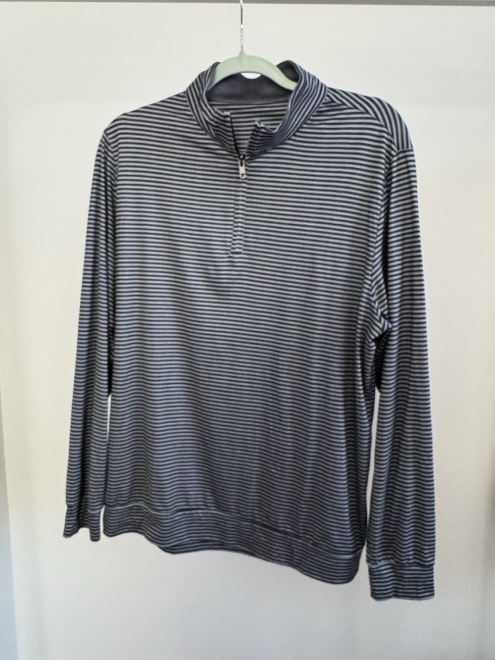 TailorByrd Golf Quarter Zip Men's Large Black Performance Pullover